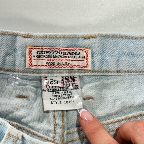 Vintage Guess Jeans High Rise Straight Georges Marciano Size 27 - Picture 4 of 12